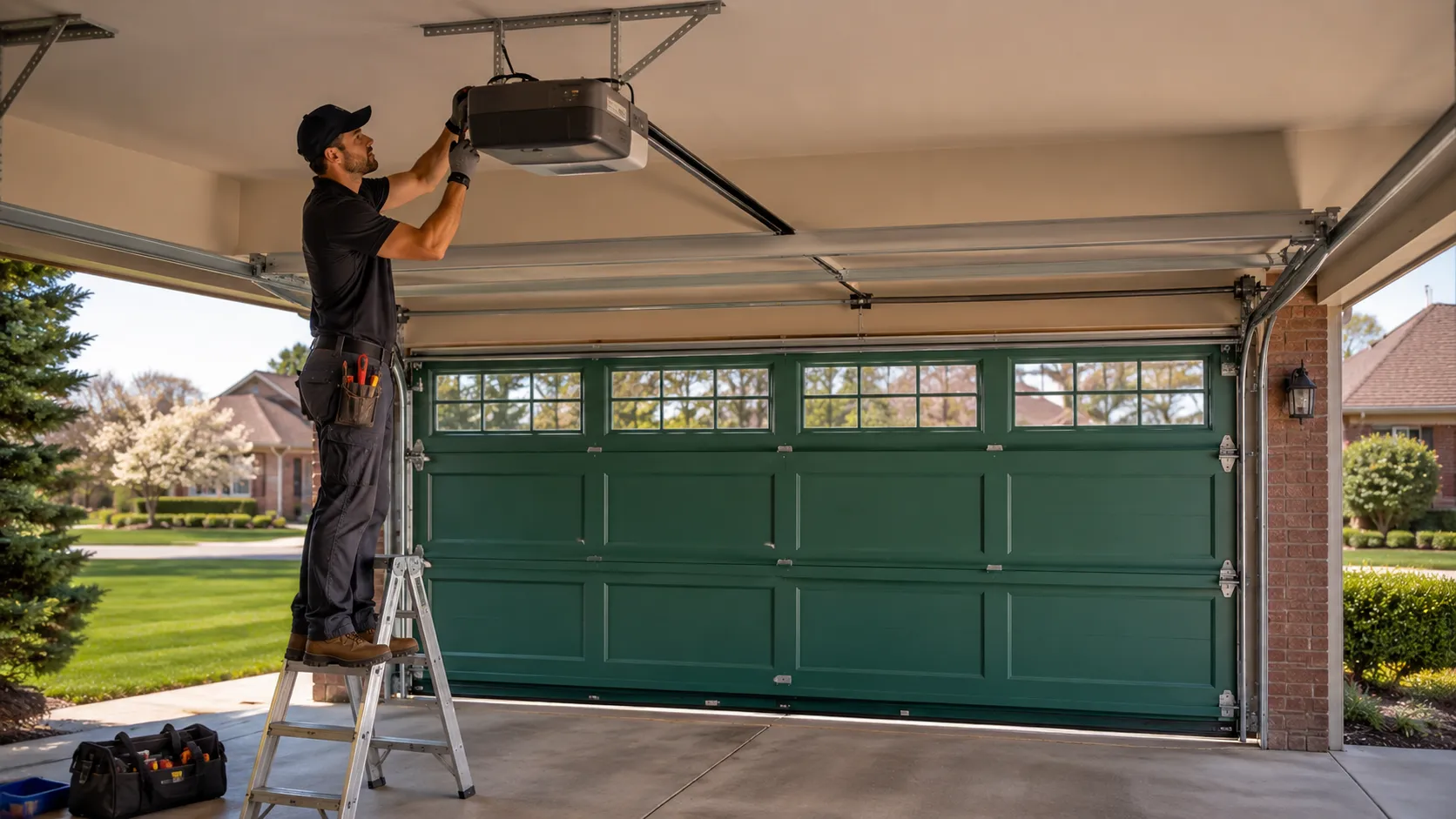 Tell us what’s wrong - Raleigh garage door service
