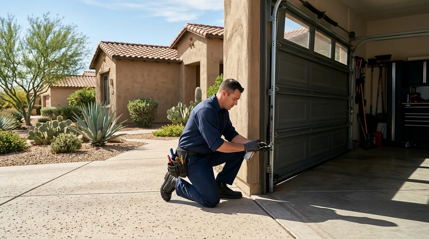 Repaired & tested - Raleigh garage door service