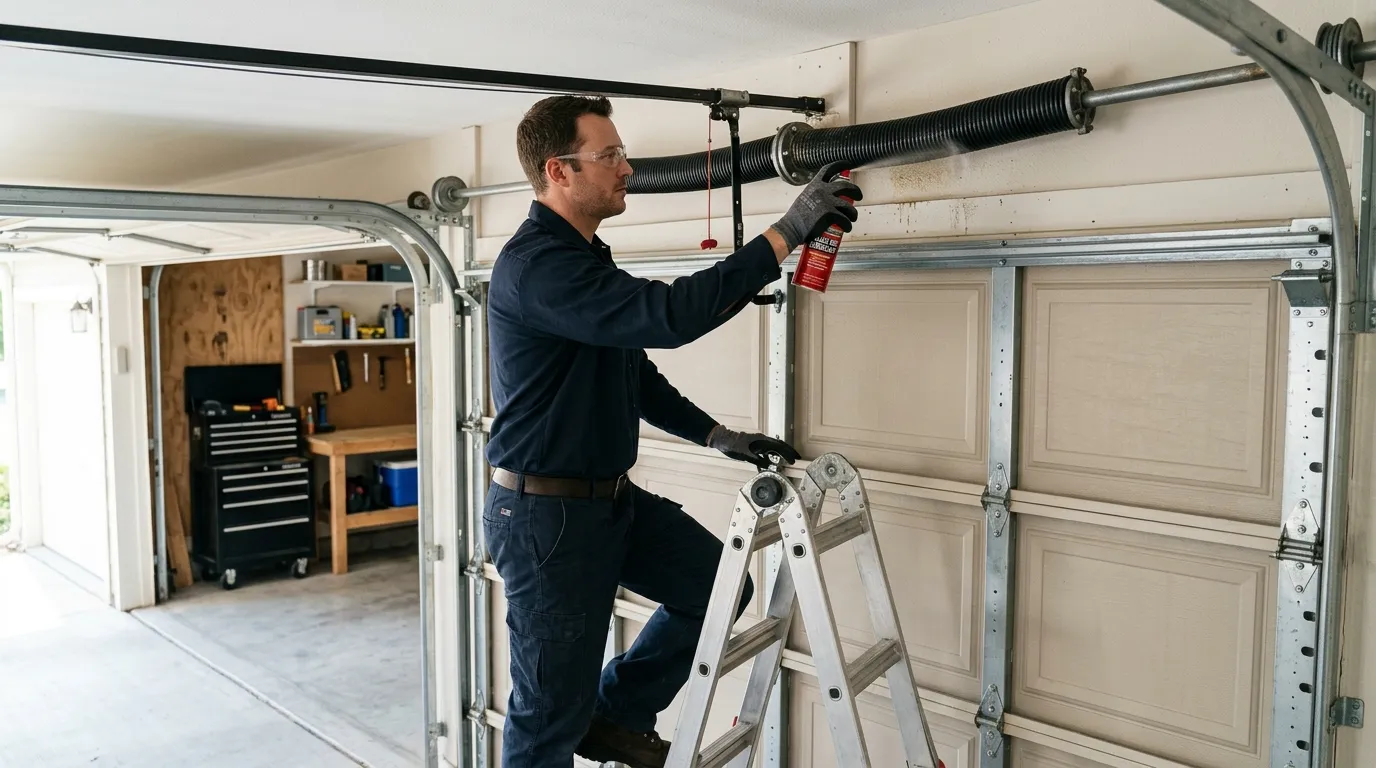 Repaired & tested - Raleigh garage door service