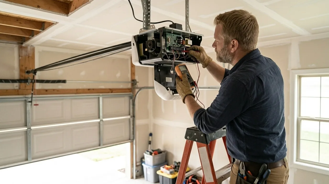 Repaired & tested - Raleigh garage door service