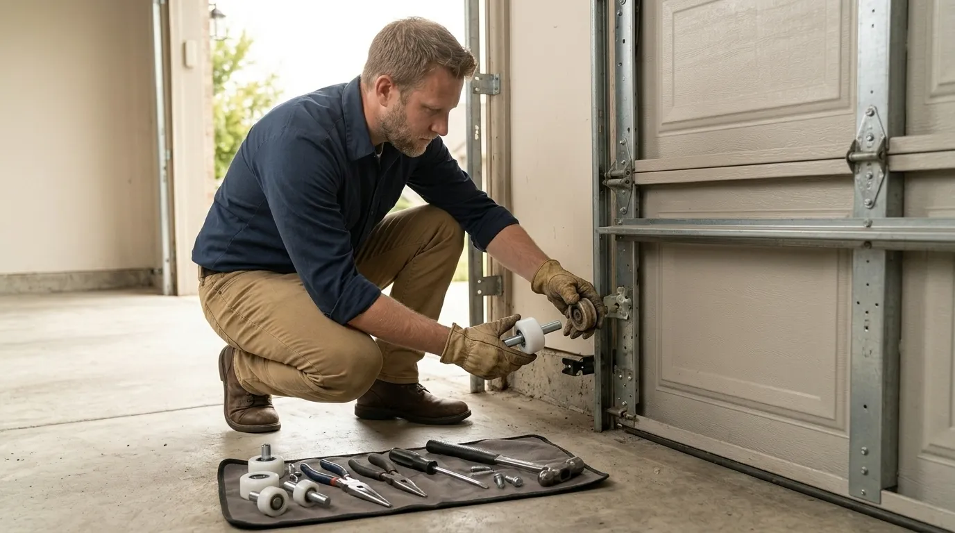 Repaired & tested - Raleigh garage door service