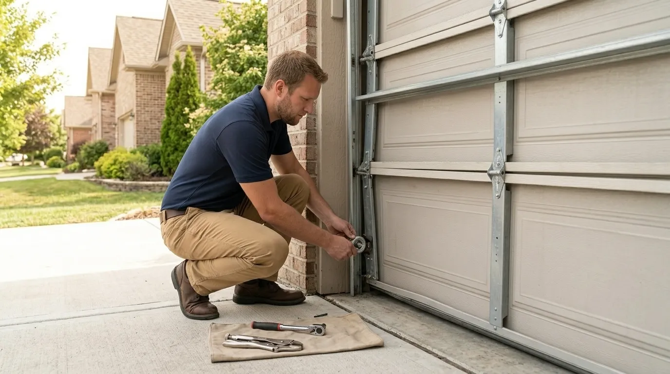 Repaired & tested - Raleigh garage door service