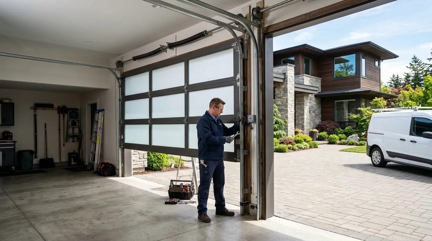 Repaired & tested - Raleigh garage door service