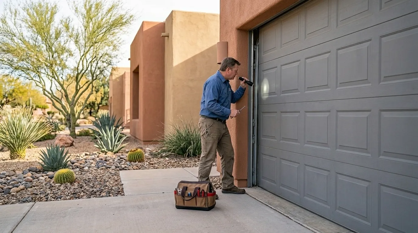 On-site diagnosis - Raleigh garage door service