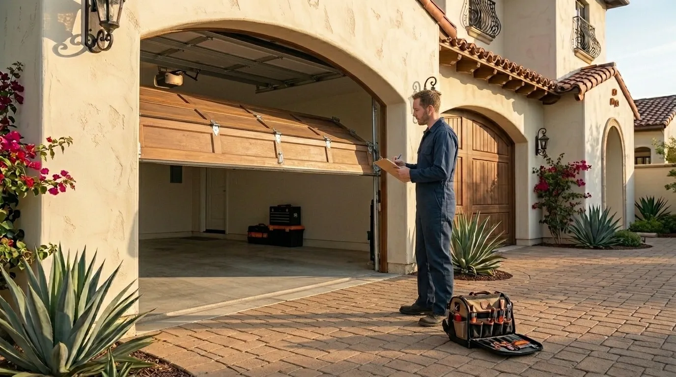 On-site diagnosis - Raleigh garage door service