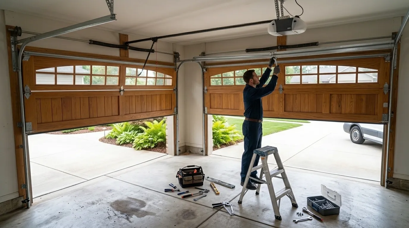 On-site diagnosis - Raleigh garage door service