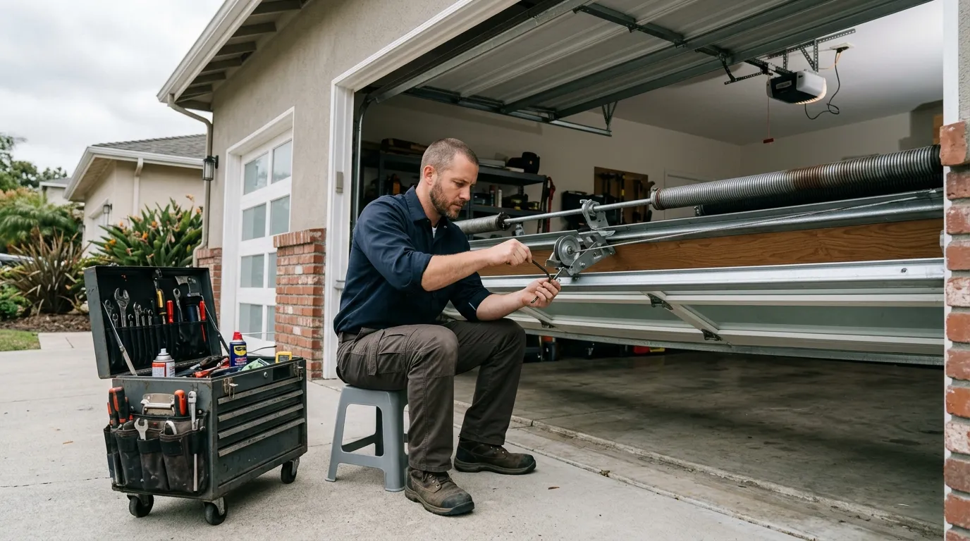 On-site diagnosis - Raleigh garage door service