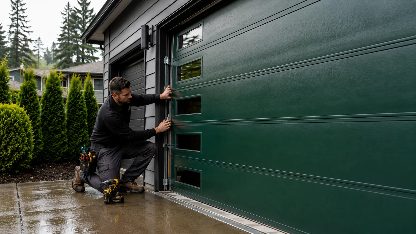Tell us what’s wrong - Raleigh garage door service
