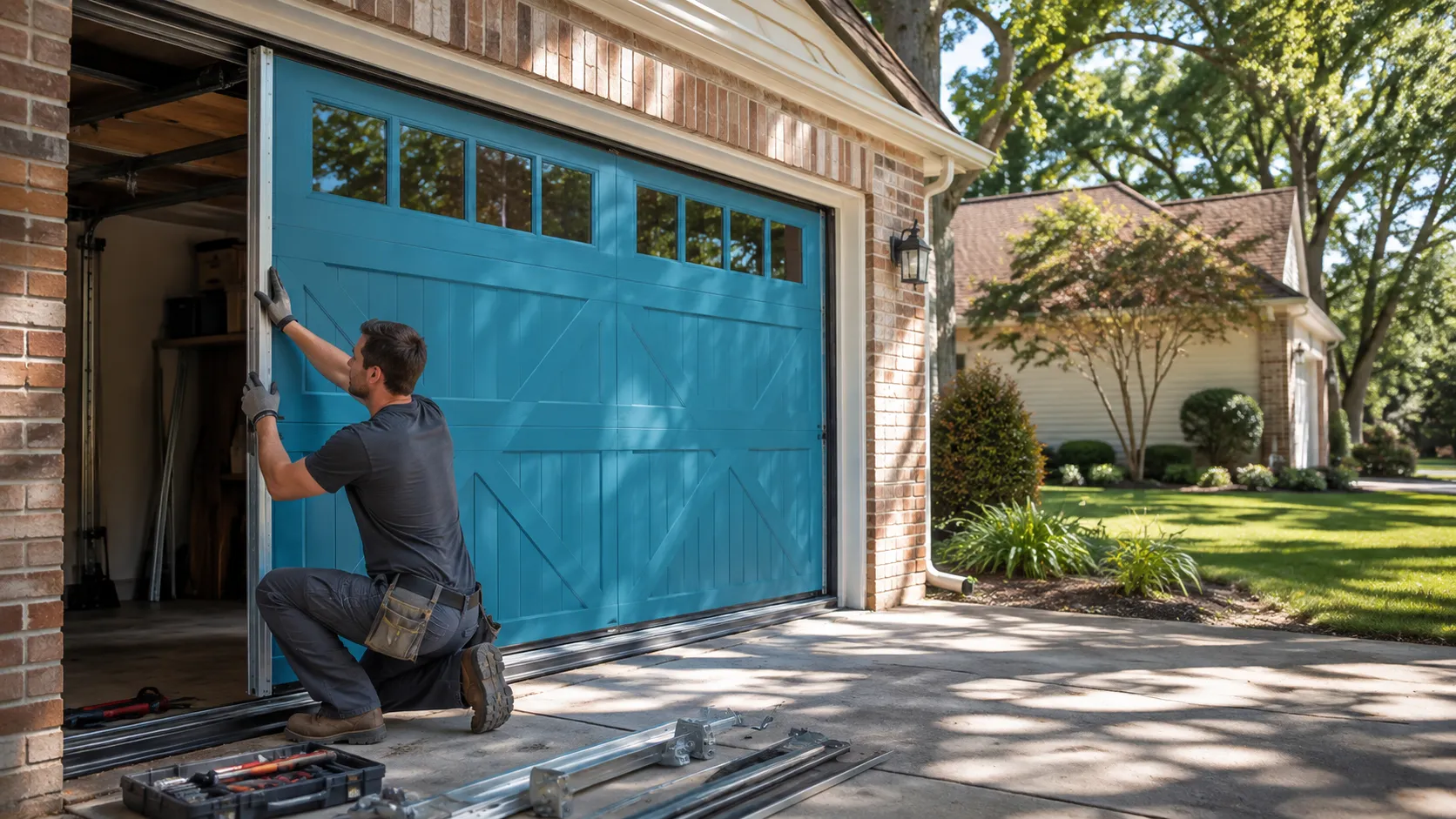 Garage Door Work for North Hills Homes